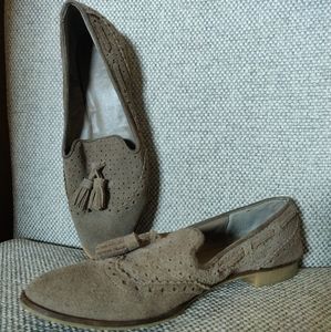 Dolce Vita Suede Tassel Loafer Flats